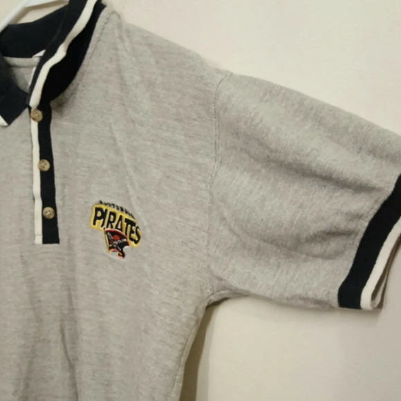 Vintage 1997 - Iron Knights Athletics - Pittsburgh Pirates - Short Sleeve Polo - Picture 6 of 8